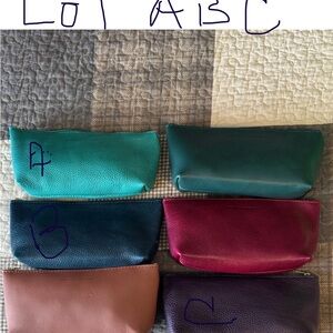 Portland Leather Utility Bag Lot ABC- Seafoam, Caspian, Empire